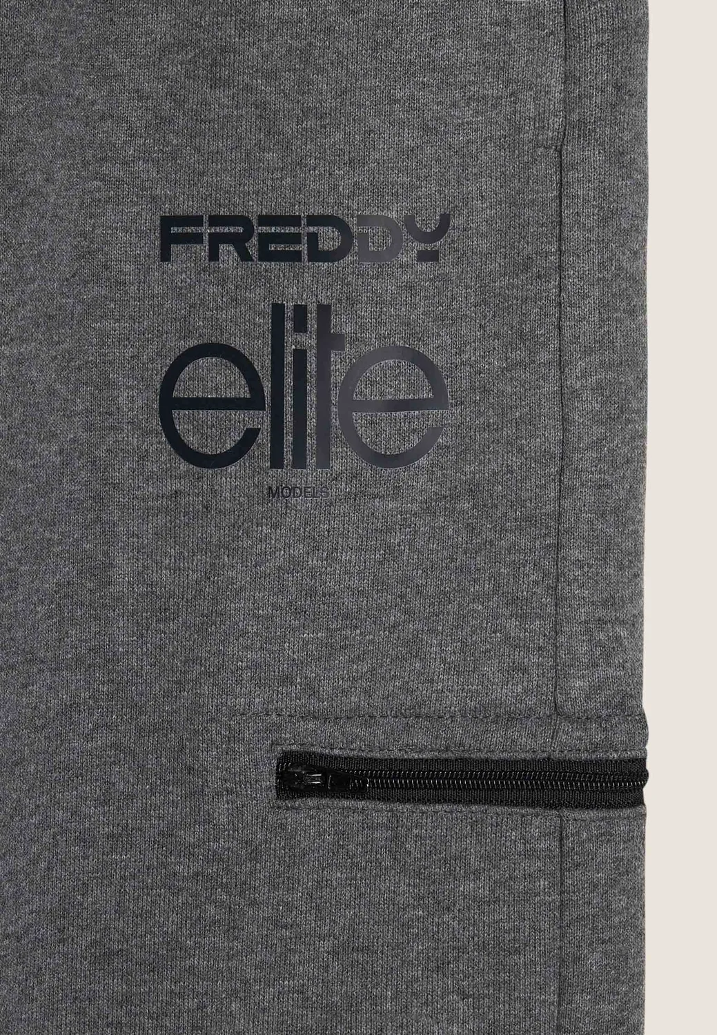 Freddy ELITE Sporthose Herren grau Baumwolle