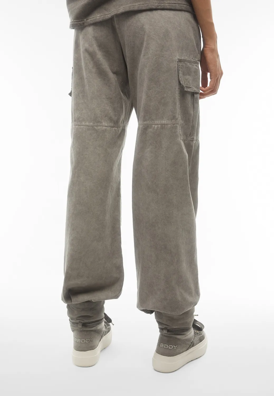 Freddy Cargo Hose Canvas Cold Dyed Gray Asphalt
