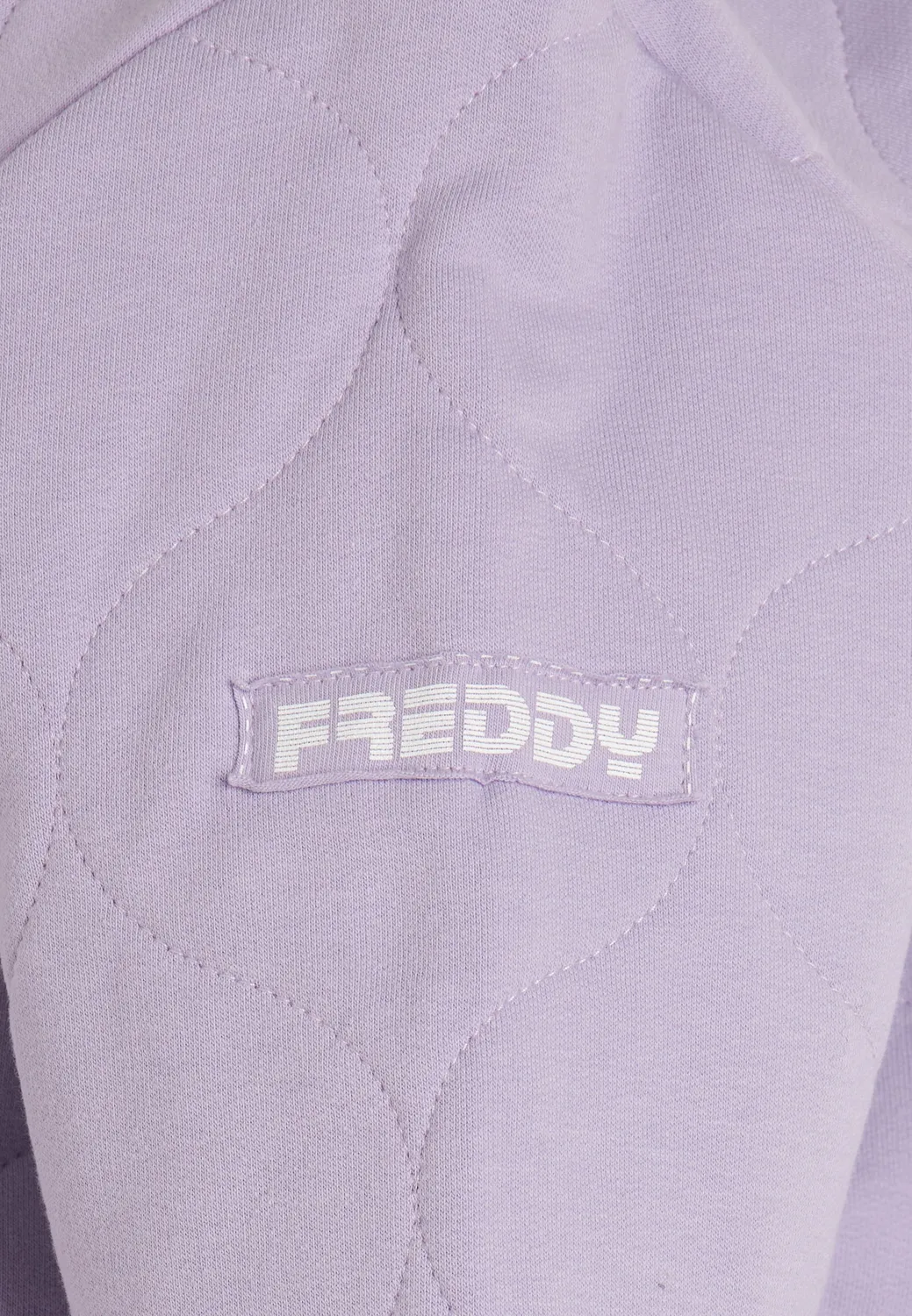 Freddy Mädchen Sweatjacke Weiß Bomber Full-Zip