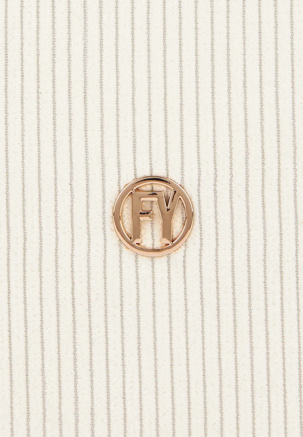 Freddy FY Cord Clutch Einheitsgröße schwarz Goldlogo