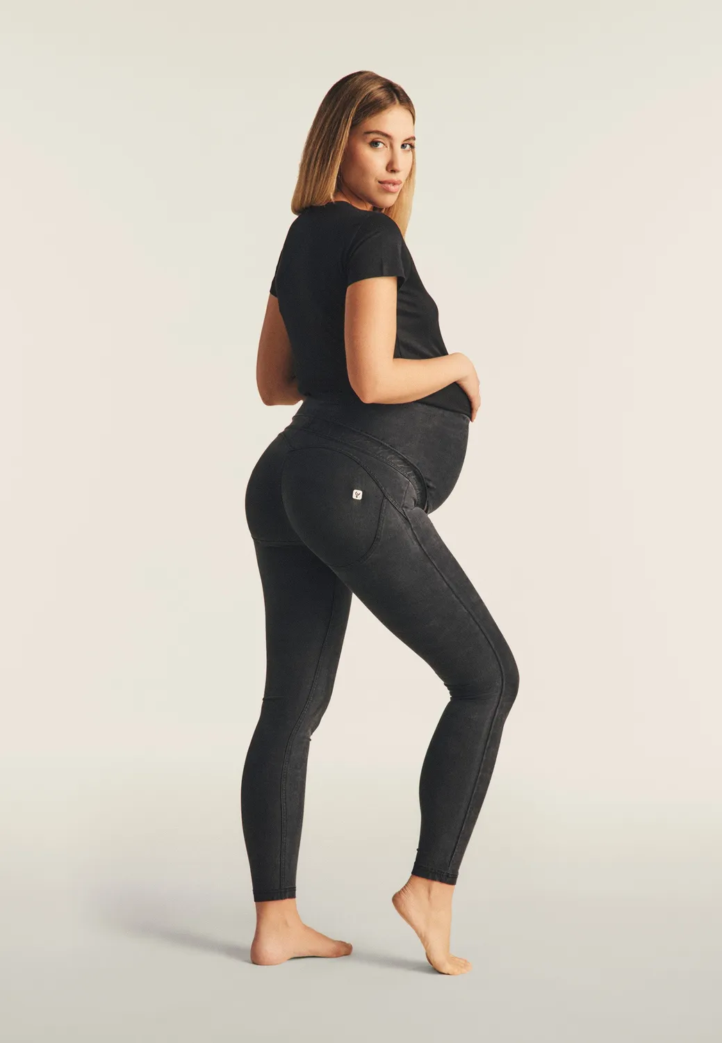 Freddy WR.UP CORE Maternity Leggings Dark Jeans blickdicht