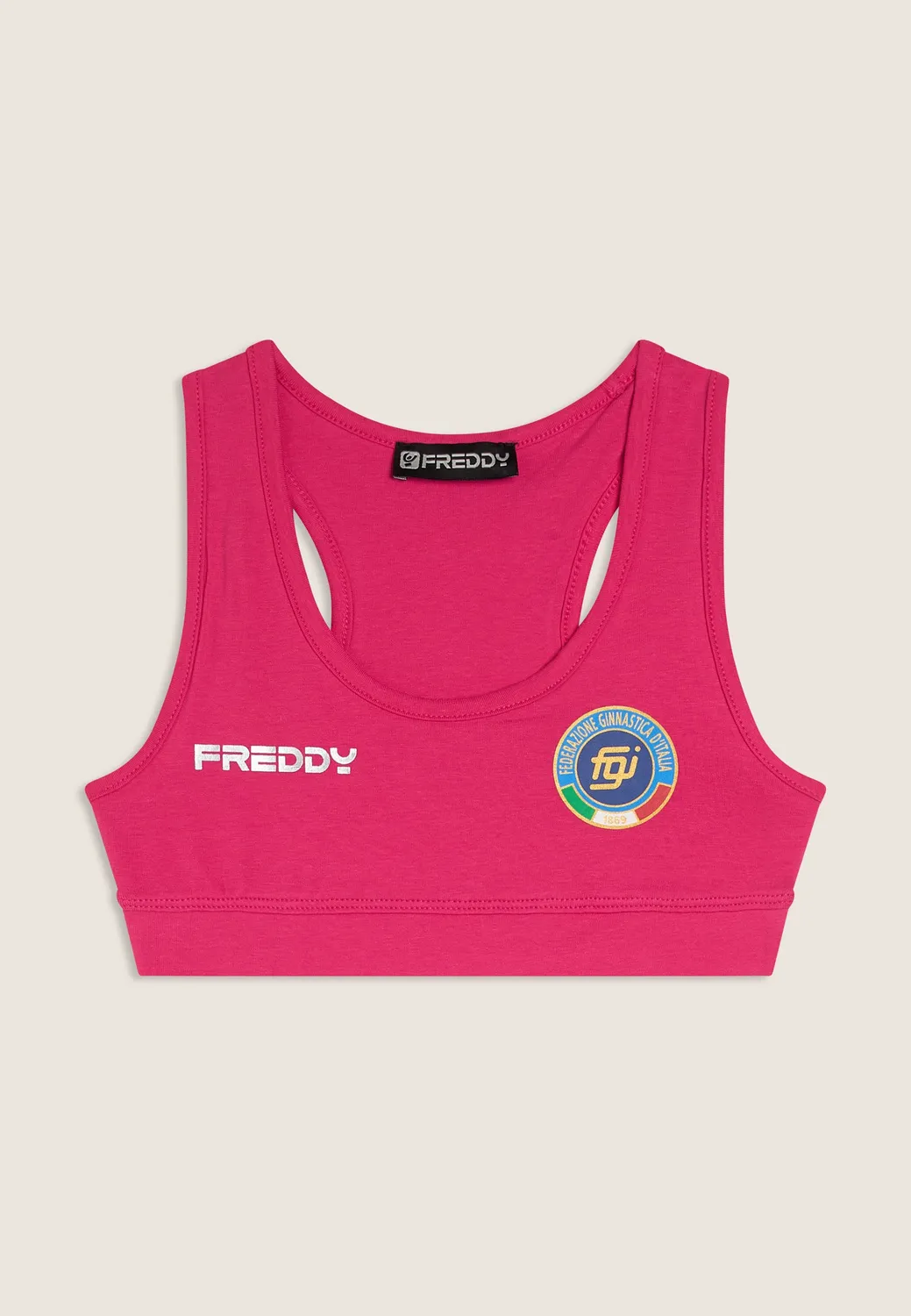 Freddy FGI Sport-Top Mädchen Navy elastisch
