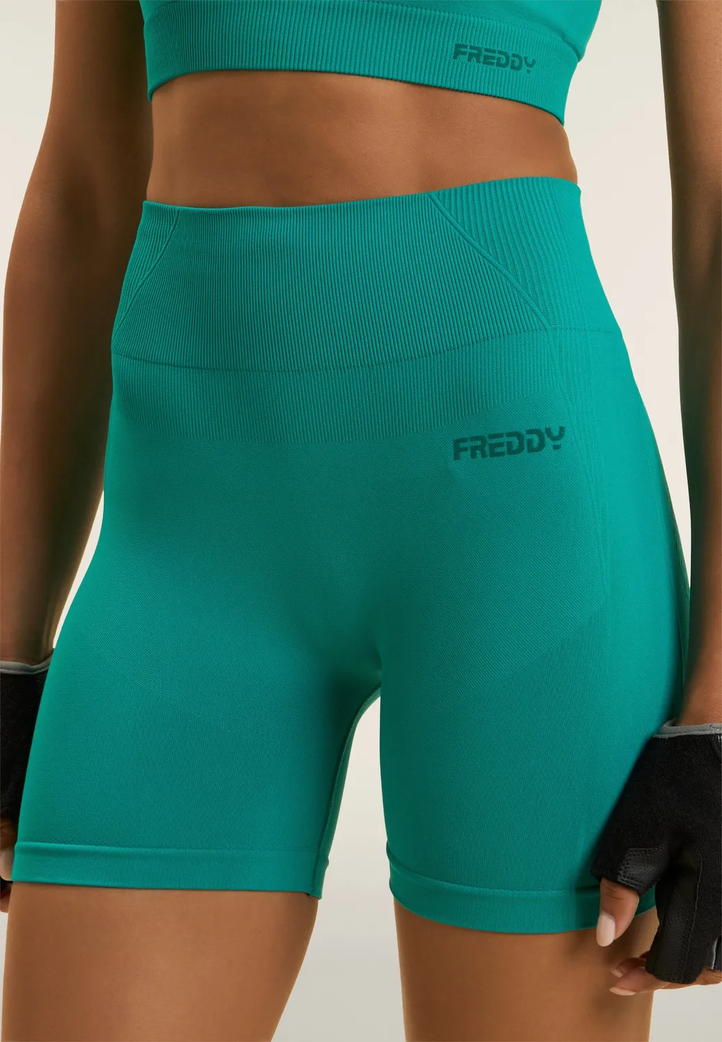 Freddy Seamless kurze Leggings hoher Bund blickdicht