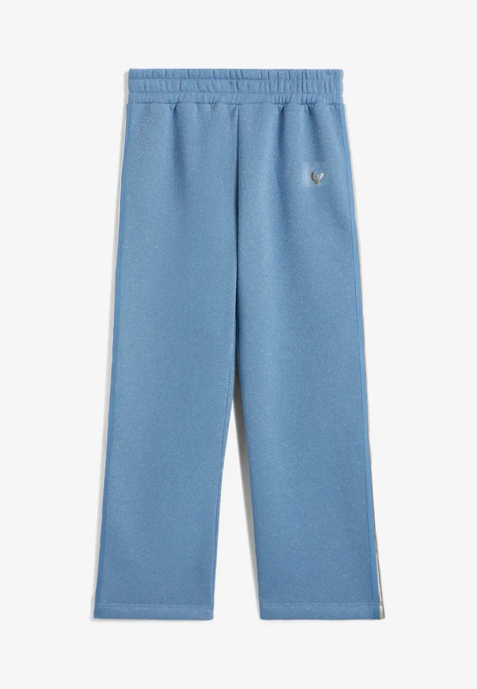 Freddy Kinderhose Mädchen Blau Glitzer Gerade