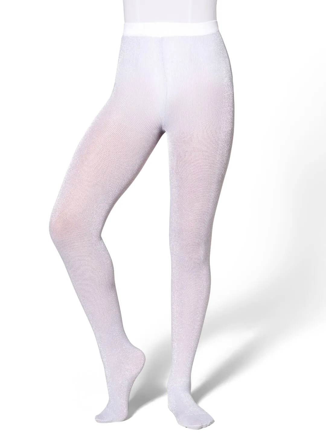 Capezio 1610C Professional Glitzerstrumpfhose Weiß