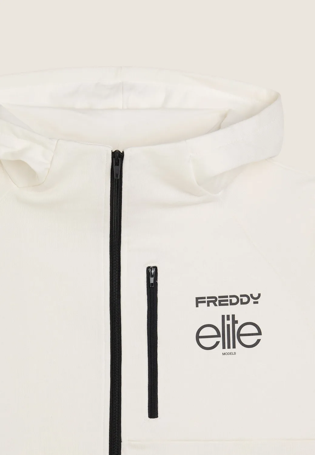 Freddy ELITE Full-Zip Hoodie Grau Baumwolle Herren