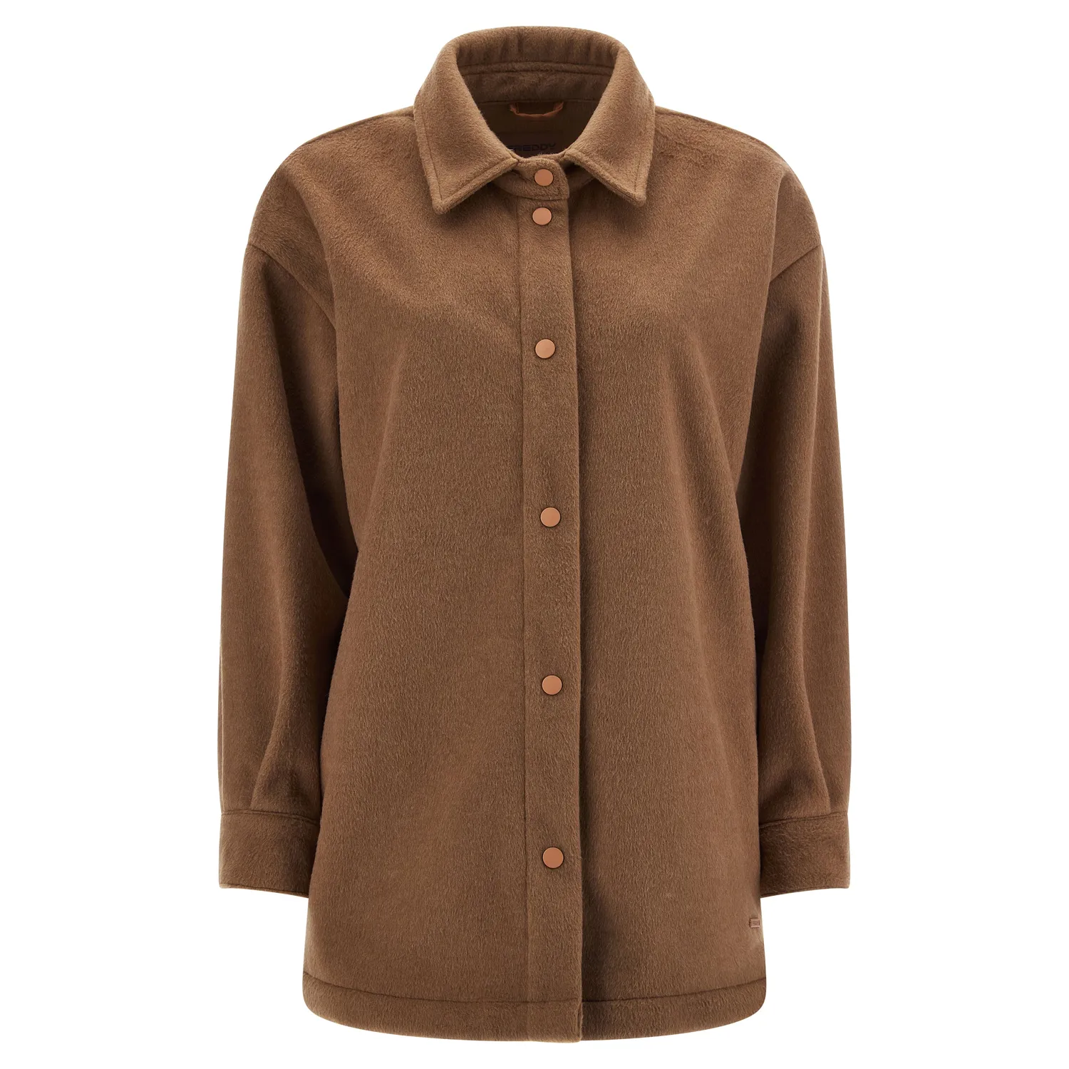 Freddy Damen Hemdjacke Oversize Viskose Creme