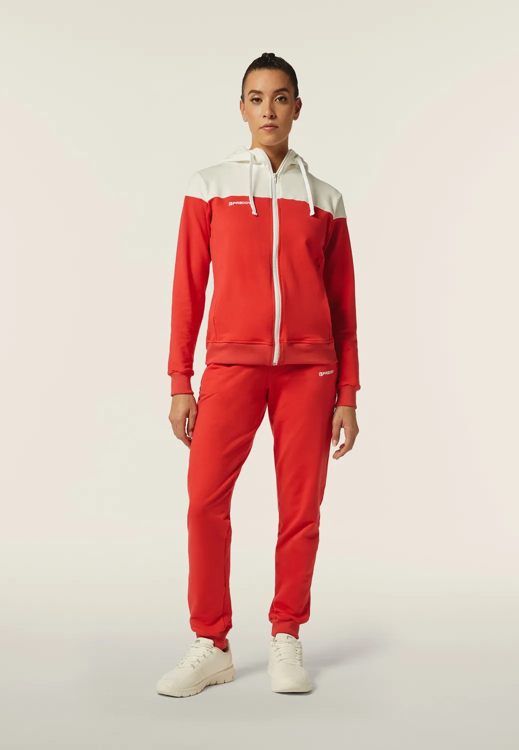 Freddy Move Trainingsanzug mit Kapuze Colorblock