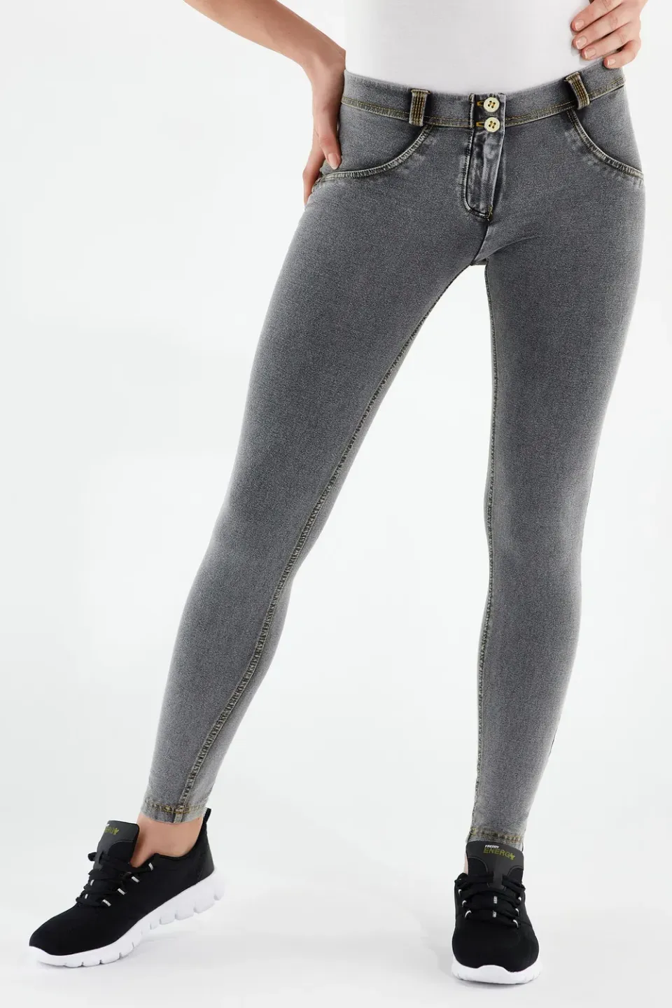 Freddy WR.UP Skinny Jeans Hellblau Shaping Denim