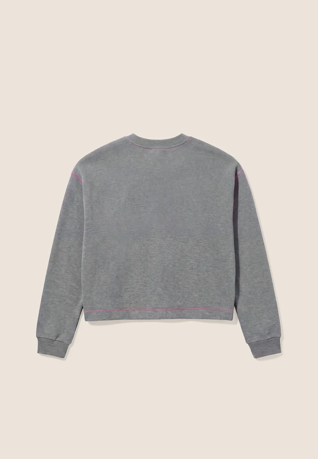 Freddy Comfort Sweatshirt Grigio Mélange Neon-Naht