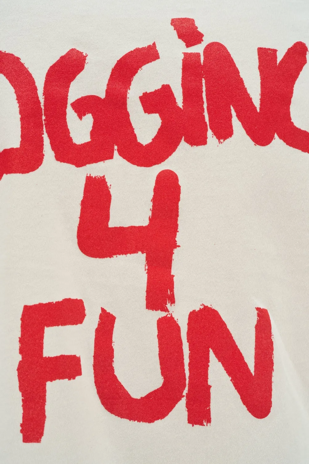 UNNA Jogging 4 Fun LS Shirt Vanilla White