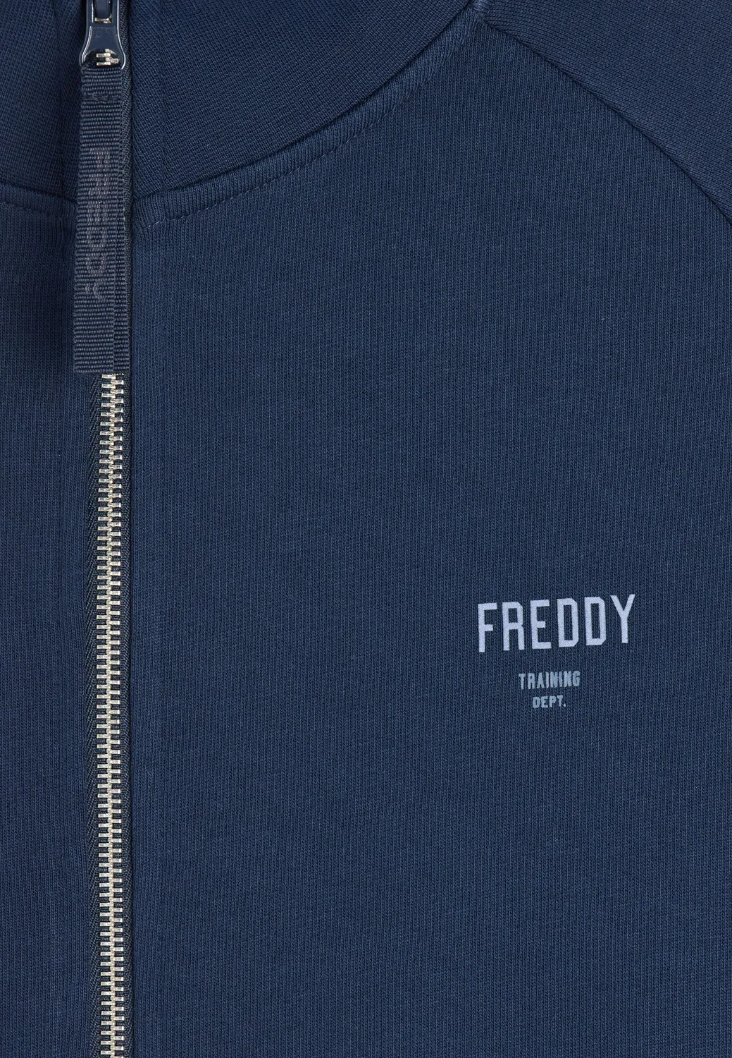 Freddy Comfort Fit Sweatjacke weiß Baumwolle