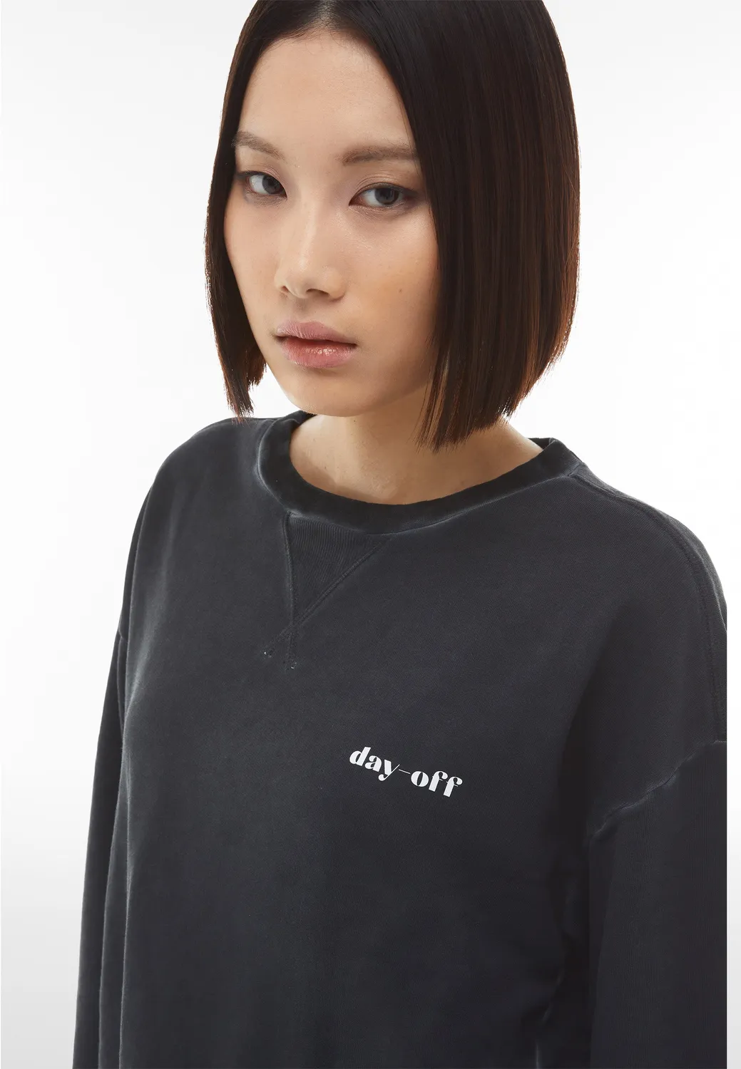 Freddy Day-Off Sweatshirt Mulberry Cold Dyed Comfort Fit