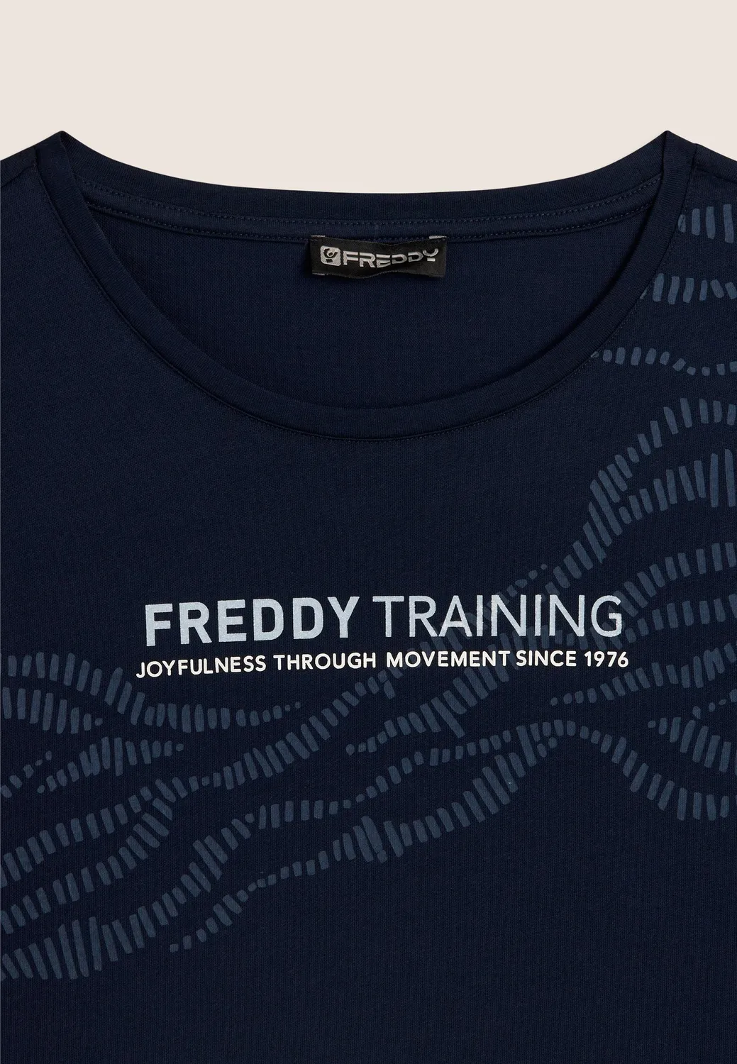 Freddy Training T-Shirt Baumwolle Schwarz Glitzer