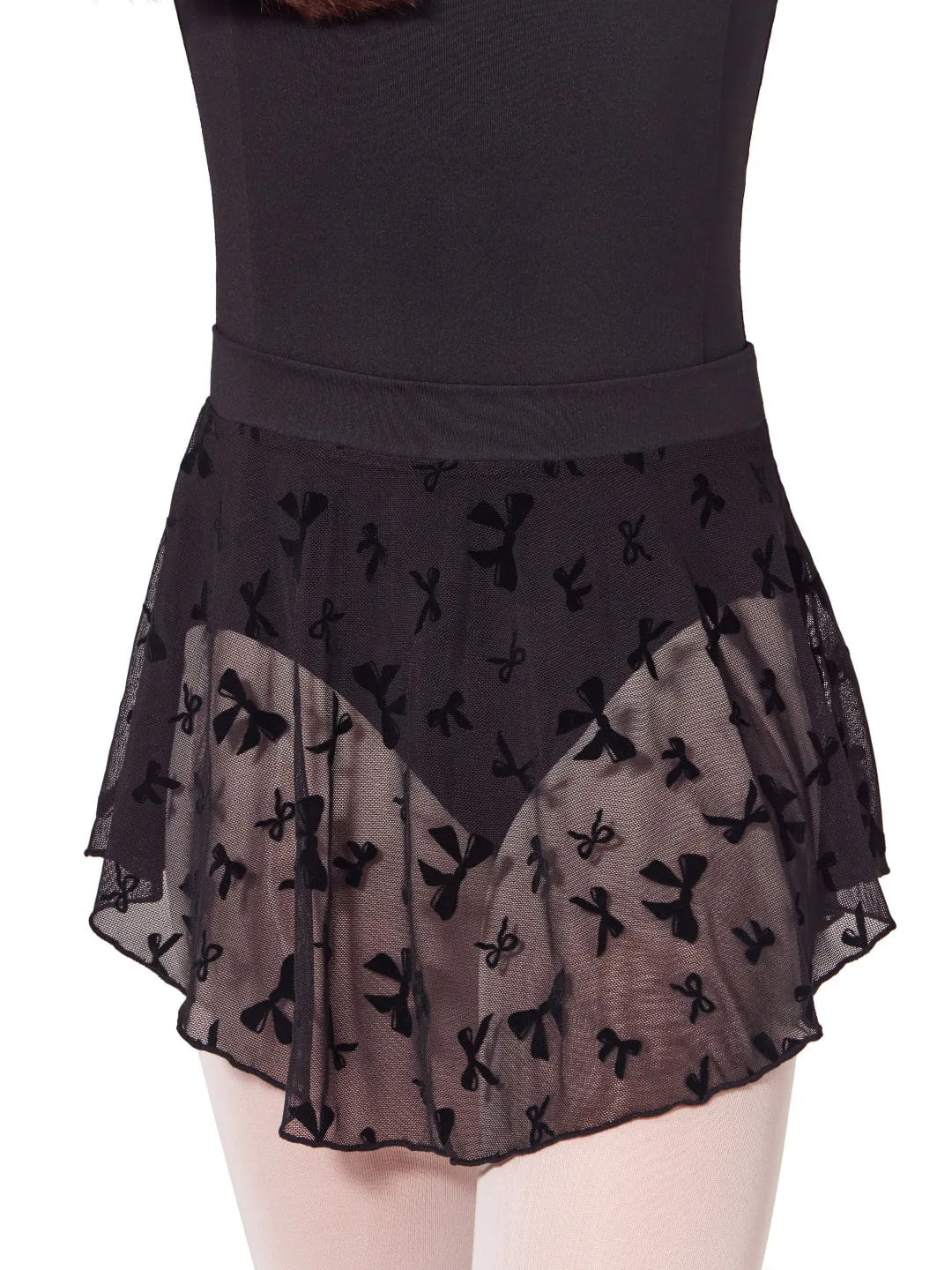 Capezio Take a Bow Charm Ballettrock Kinder Schwarz