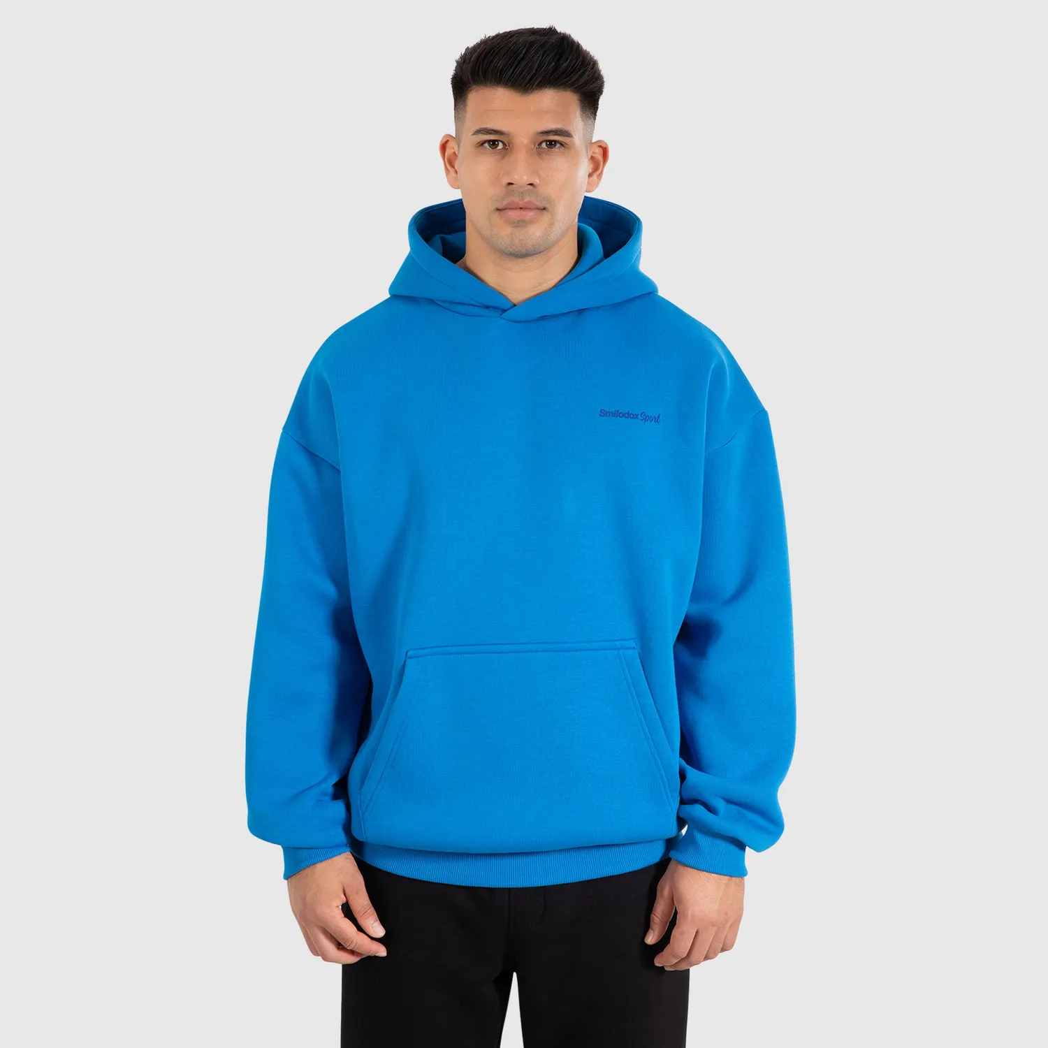 Smilodox Sorea Fortes Hoodie Schwarz Oversize
