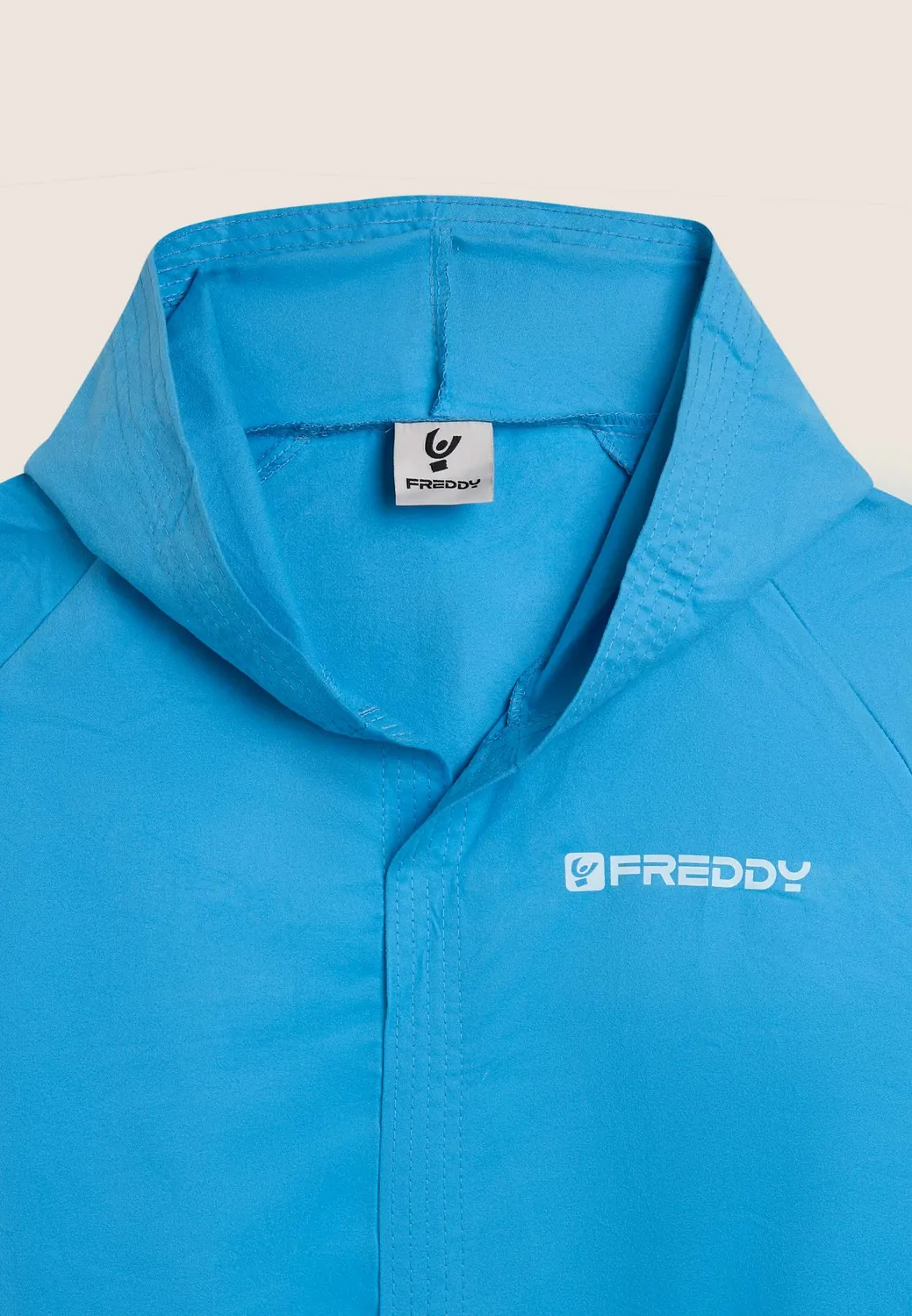 Freddy Bademantel Royalblau Mikrofaser mit Kapuze