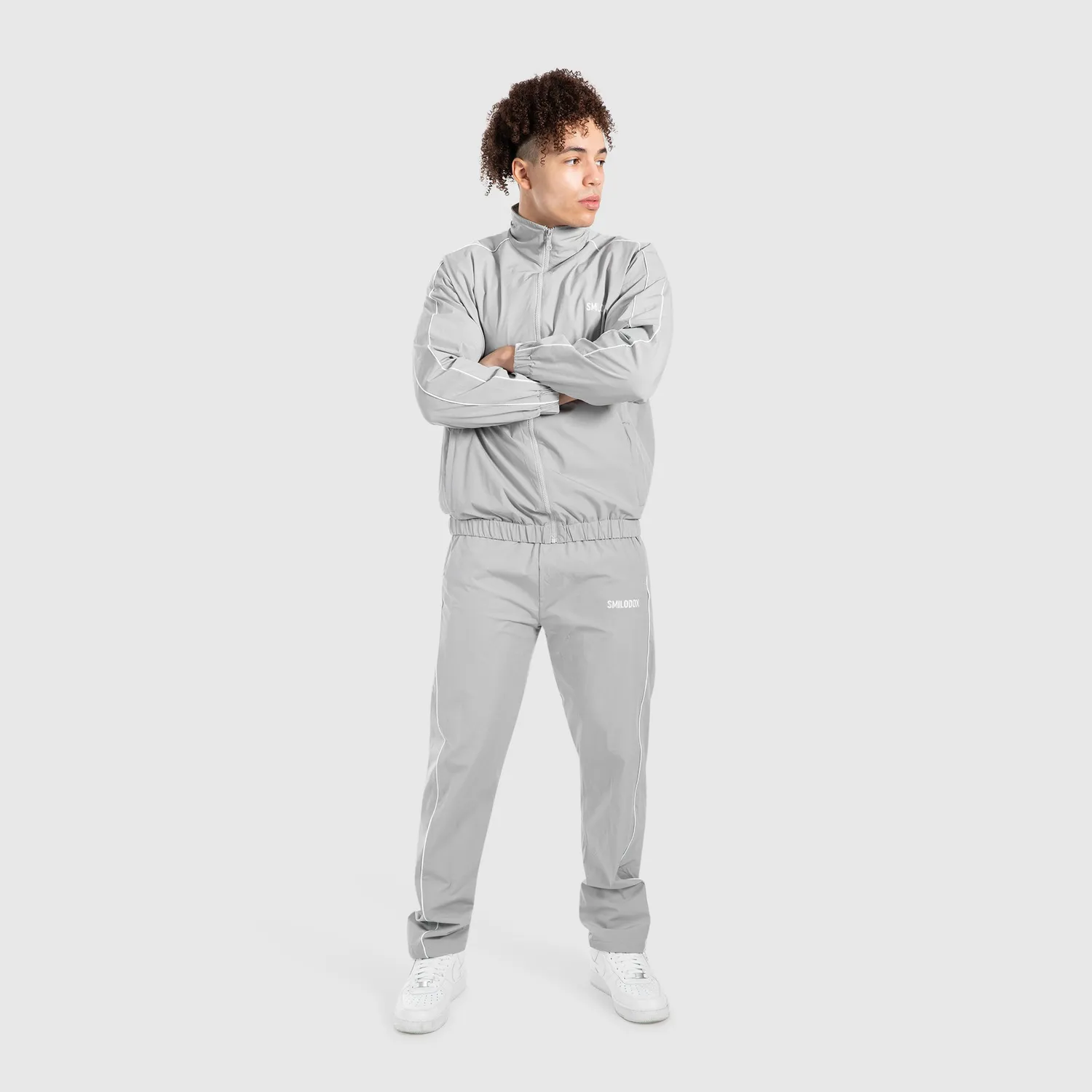Smilodox Sorea Nolans Trainingsanzug Schwarz Oversize