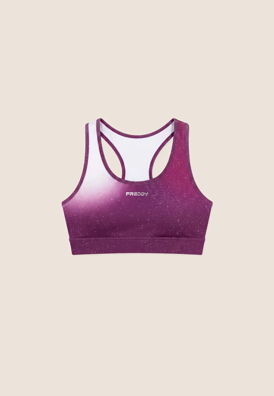 Freddy Sport-BH Medium-Support Sternprint fuchsia