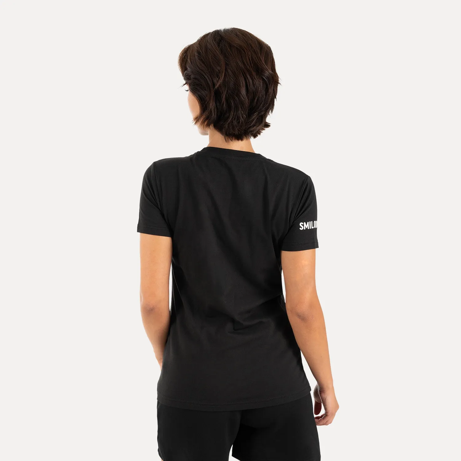 Smilodox Liora T-Shirt Schwarz M Slim Fit