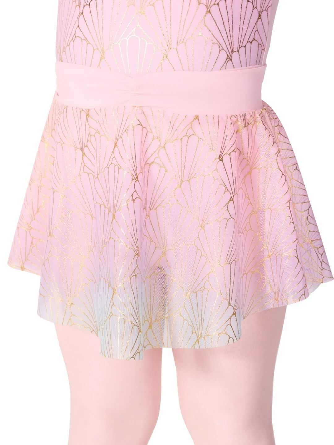 Capezio Sea Star F12585C Ballettrock Pink Mesh Kinder