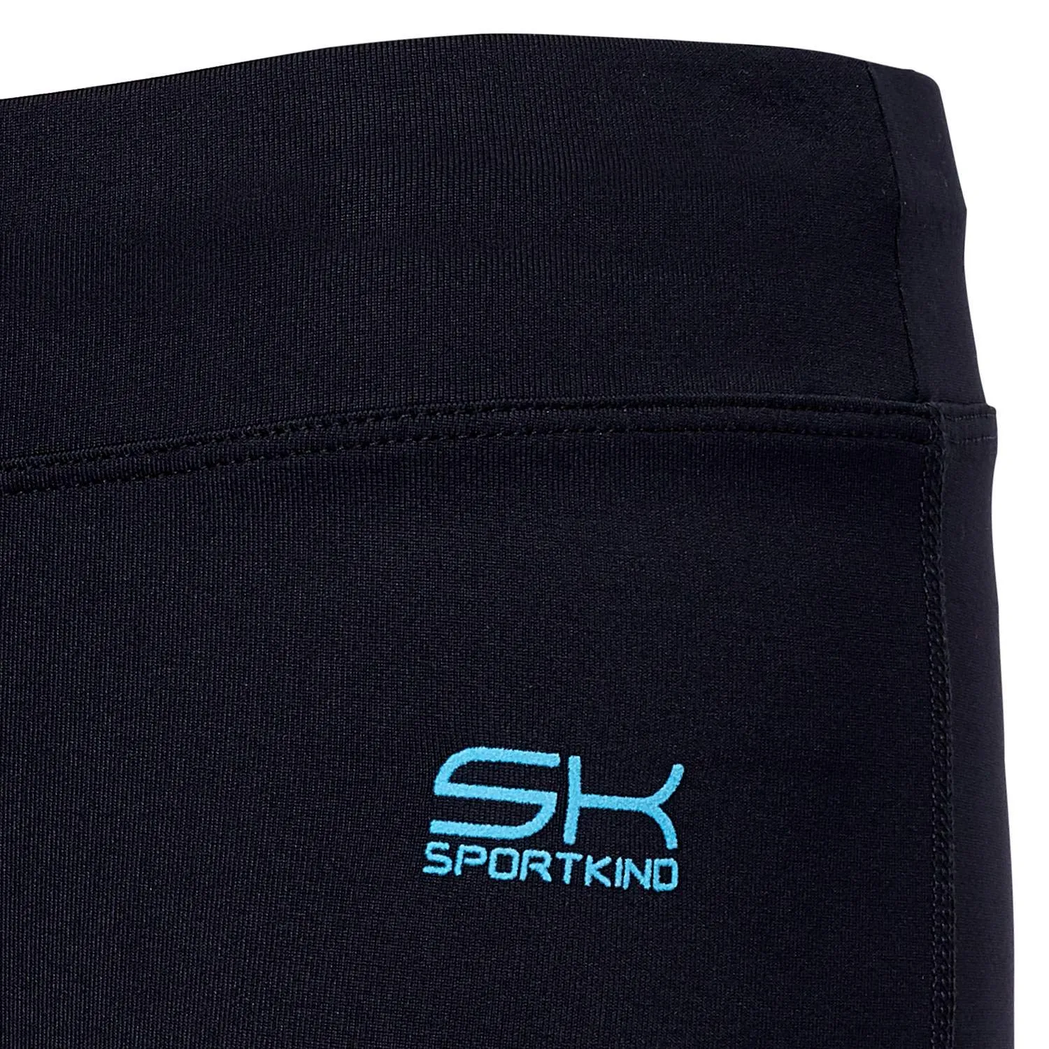 SPORTKIND 34 Inch Flare Yogahose Jazzpants schwarz