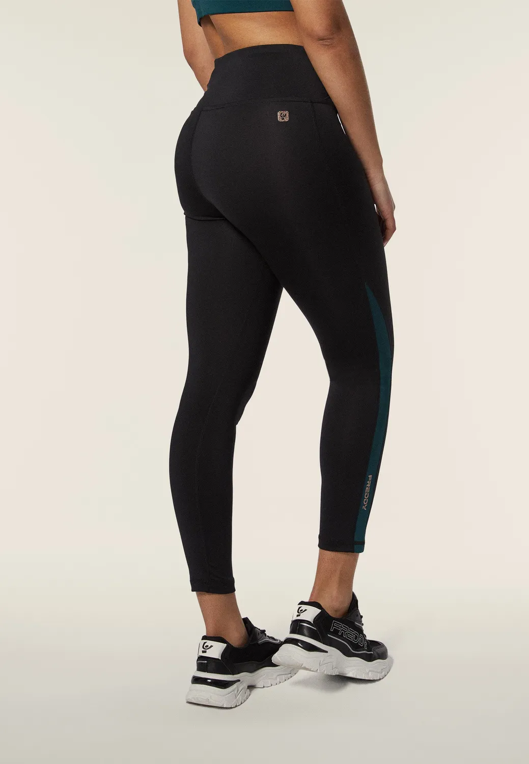 Freddy D.I.W.O. 7/8 Leggings Damen Schwarz High Waist