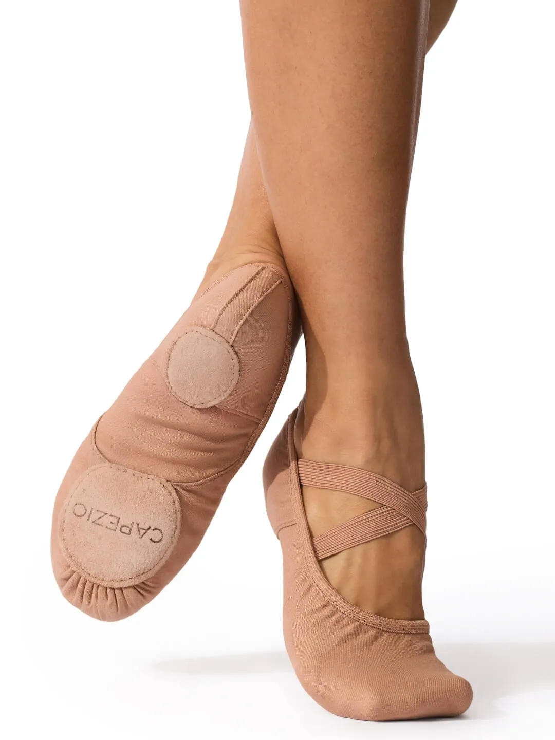 Capezio Hanami 2037 Ballettschuhe Light Suntan Canvas