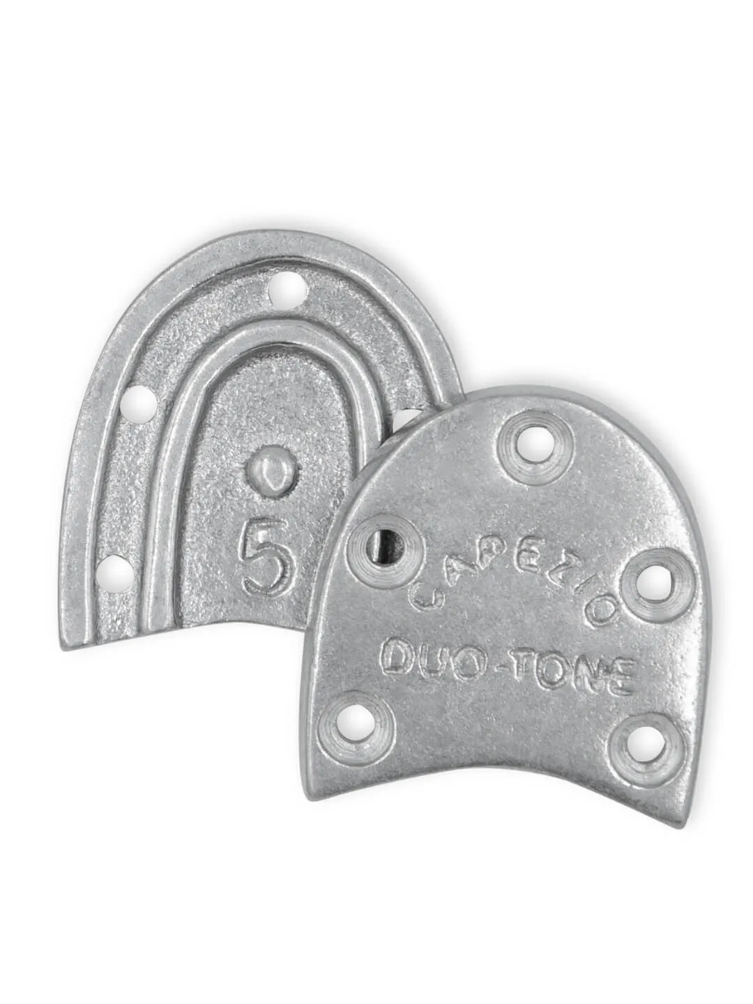 Capezio Classics DT Heel Taps Silber Gr. 5 Aluminium