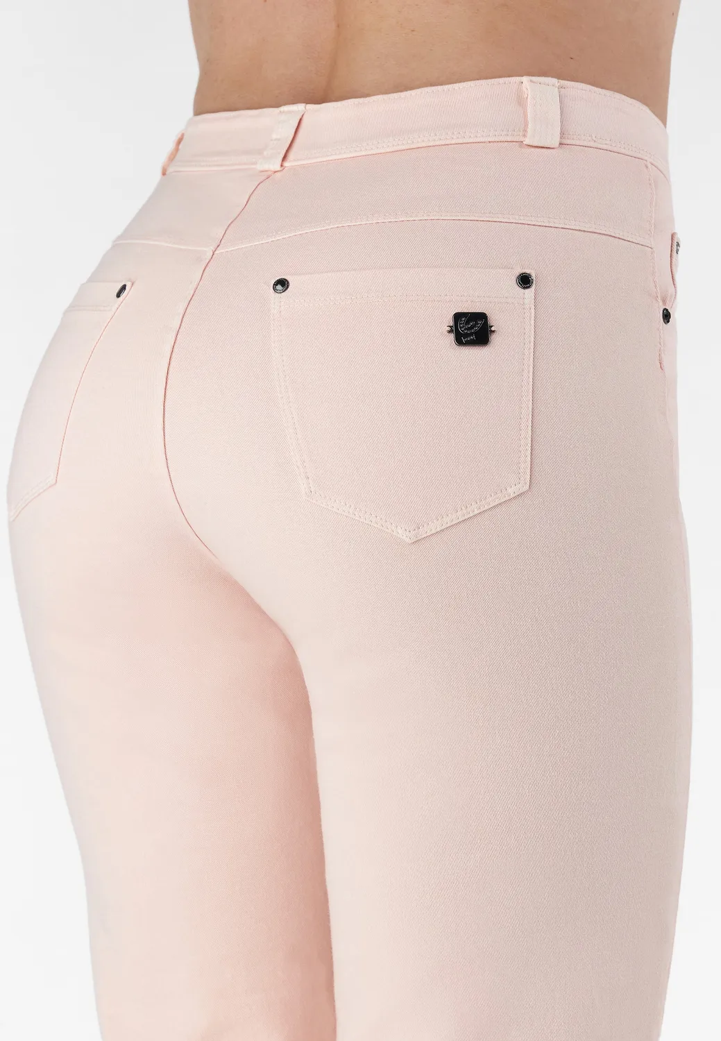 Freddy Black Caprihose Damen Weiß 3/4 Weites Bein
