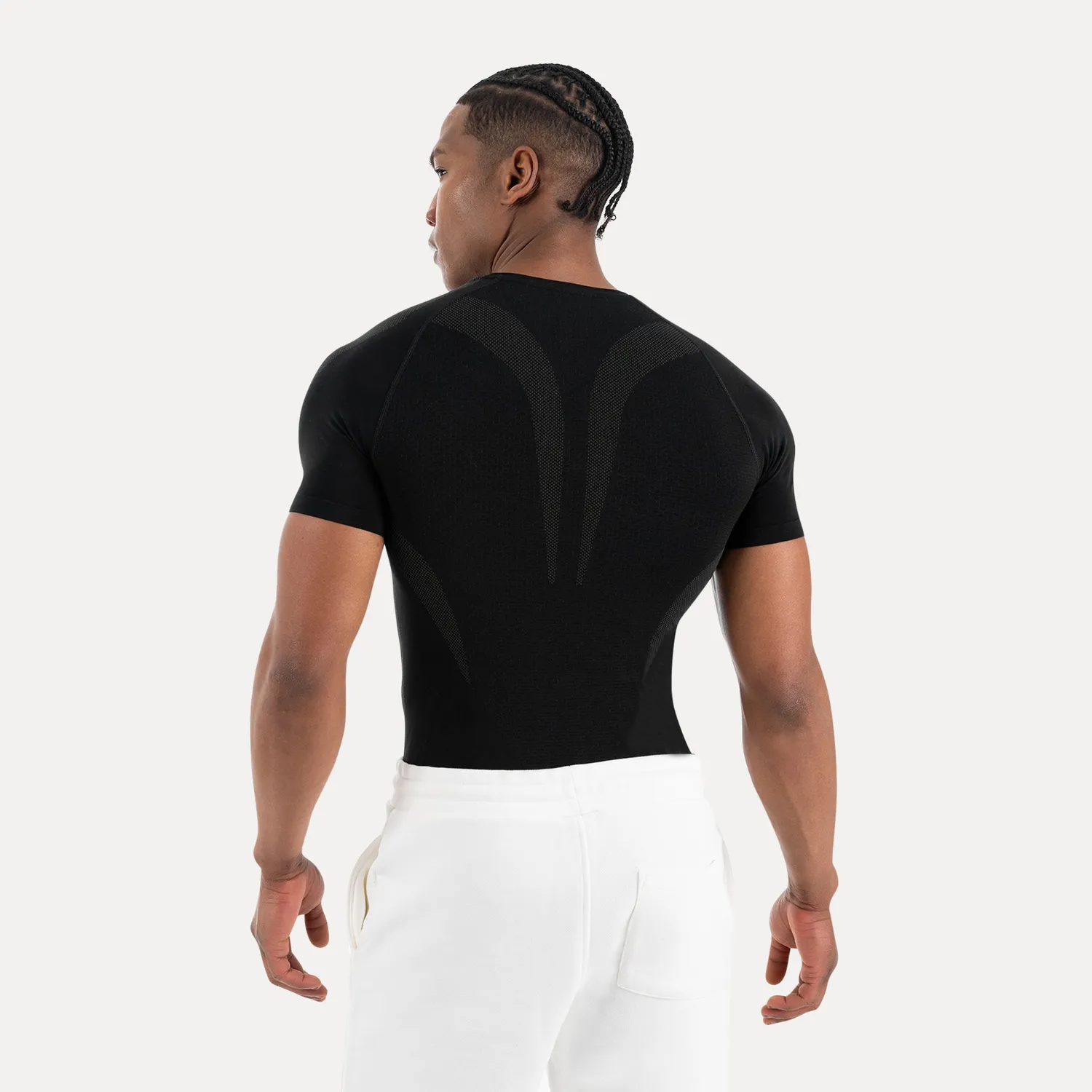 Smilodox Carnos Kompression T-Shirt Schwarz eng