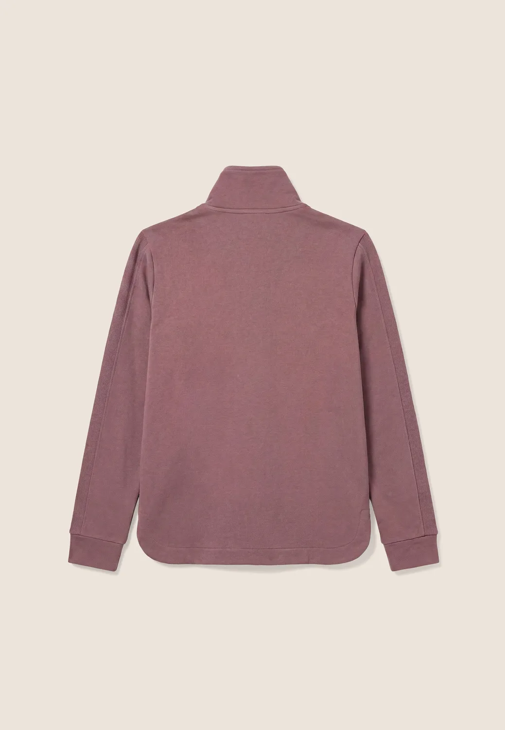 Freddy Damen Sweatjacke Asymmetrisch Zip Rose Taupe