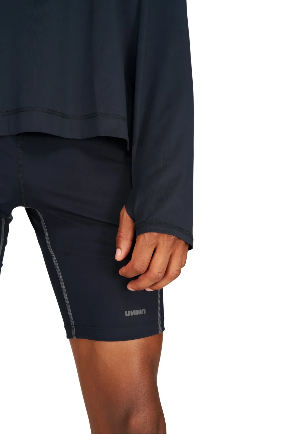 UNNA Shiny Long Sleeve Longsleeve Black schnelltrocknend