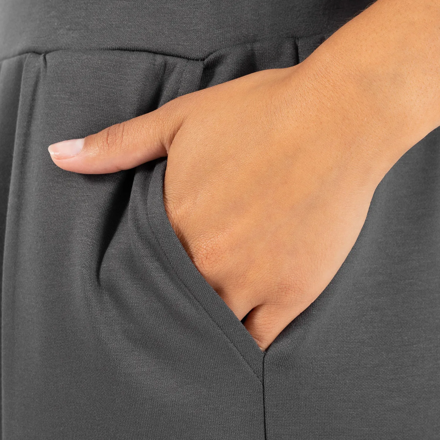Smilodox Sorea Luvia Hose Damen Schwarz Loose Fit