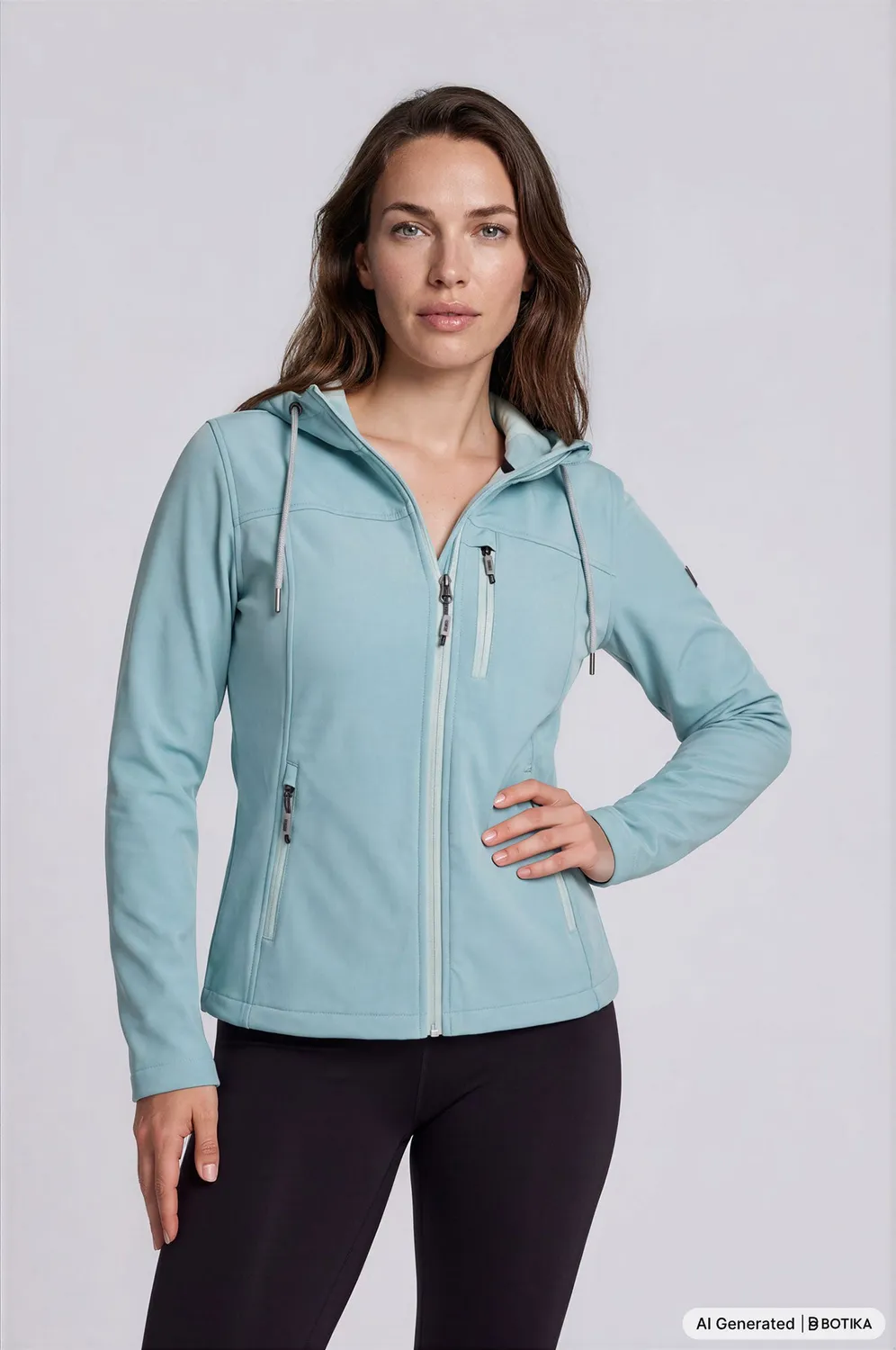 LPO Silia 2 Softshelljacke Damen petrol winddicht