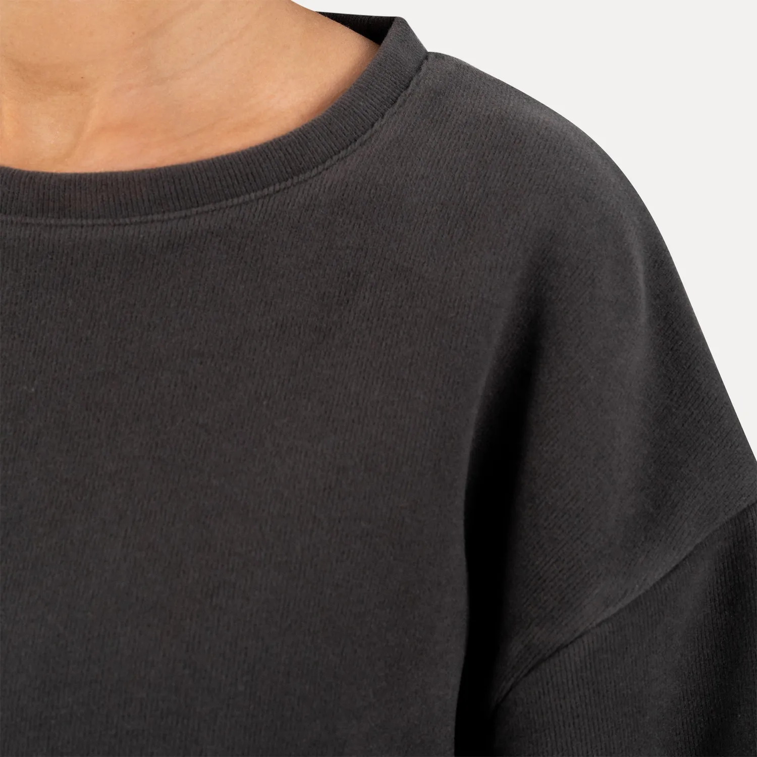 Smilodox Sirel Longsleeve Schwarz Oversize