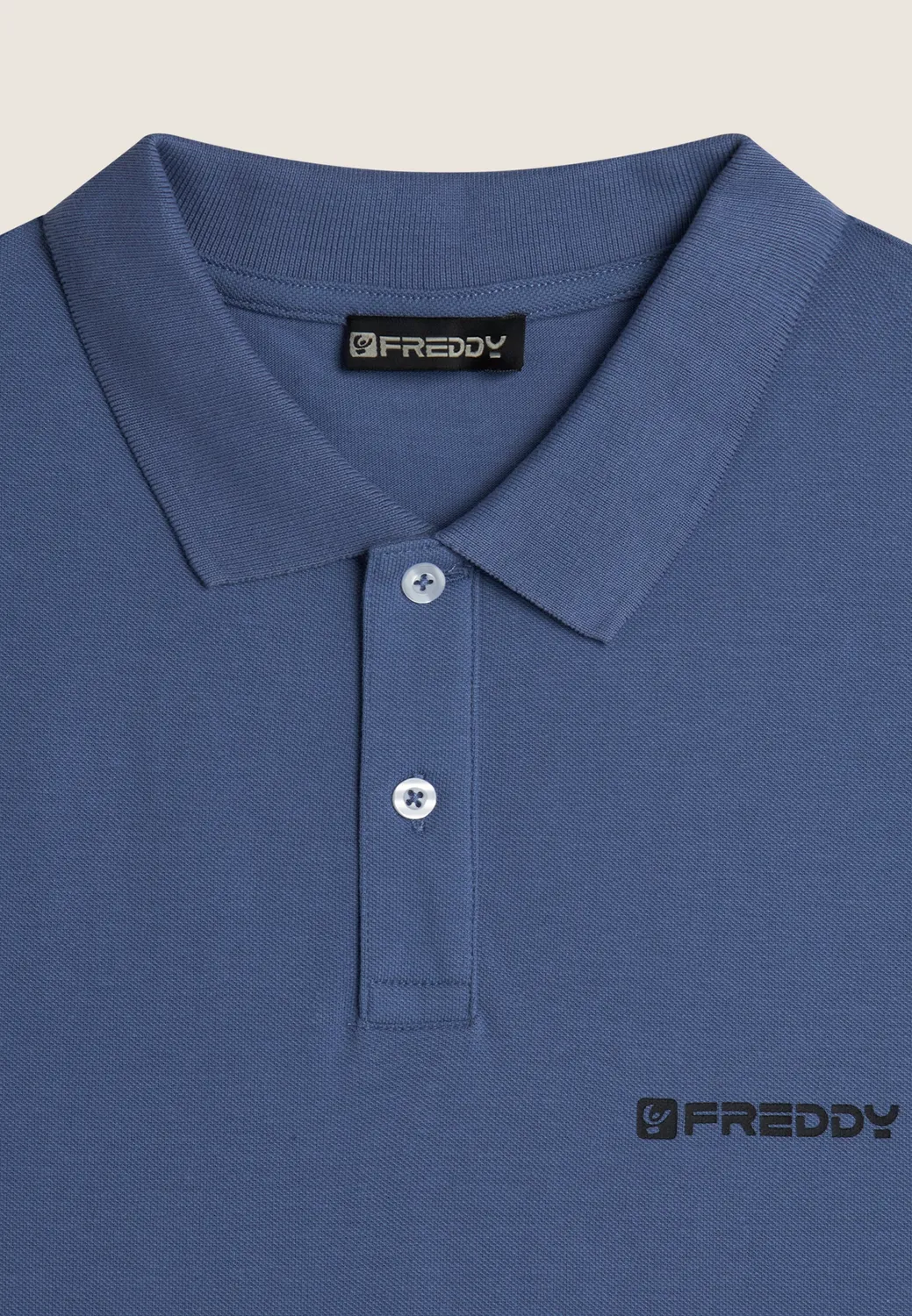 Freddy Herren Polo Kurzarm Baumwolle Navy Regular