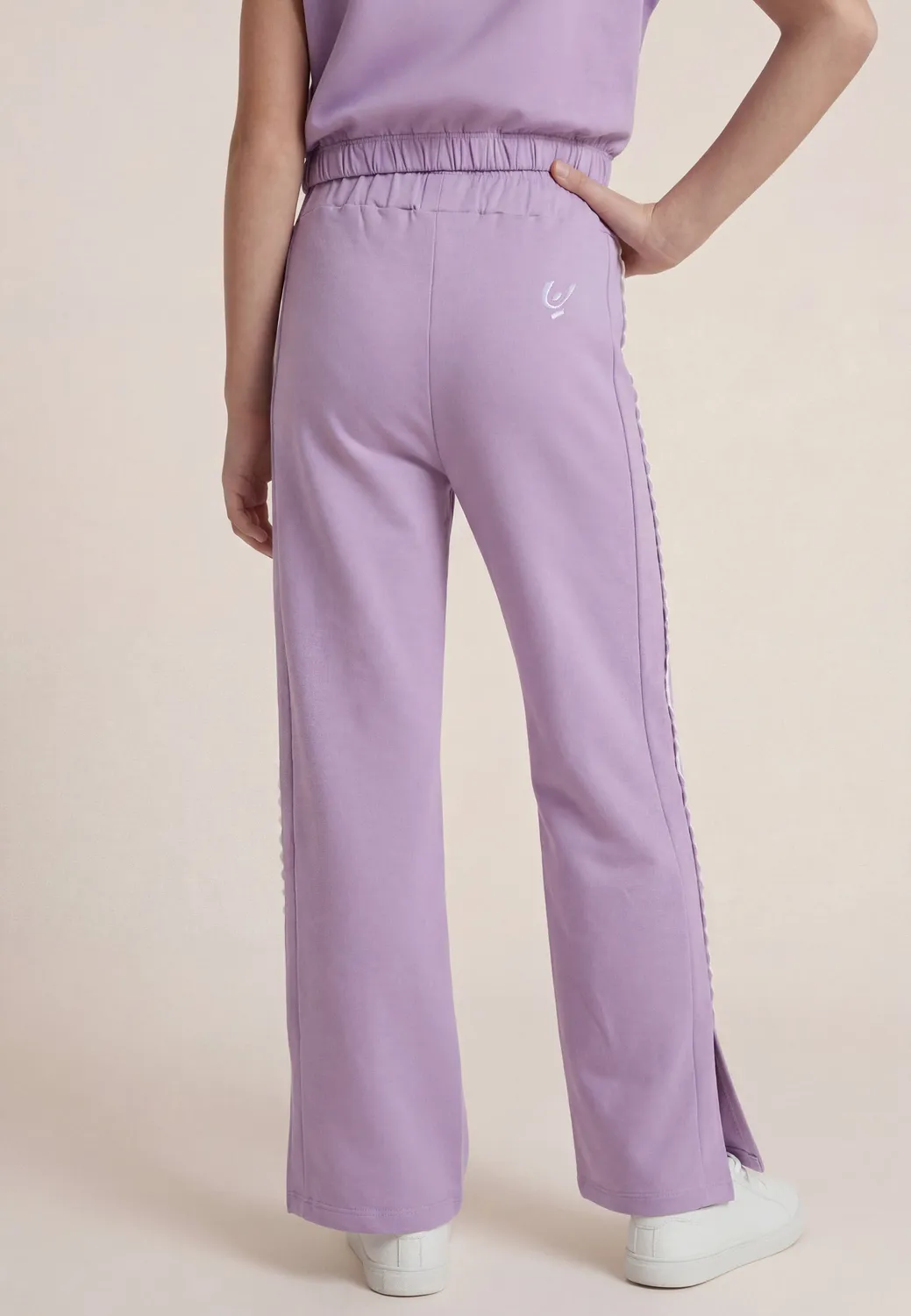 Freddy Wide Leg Mädchen Sporthose Lilla 8 Jahre French Terry