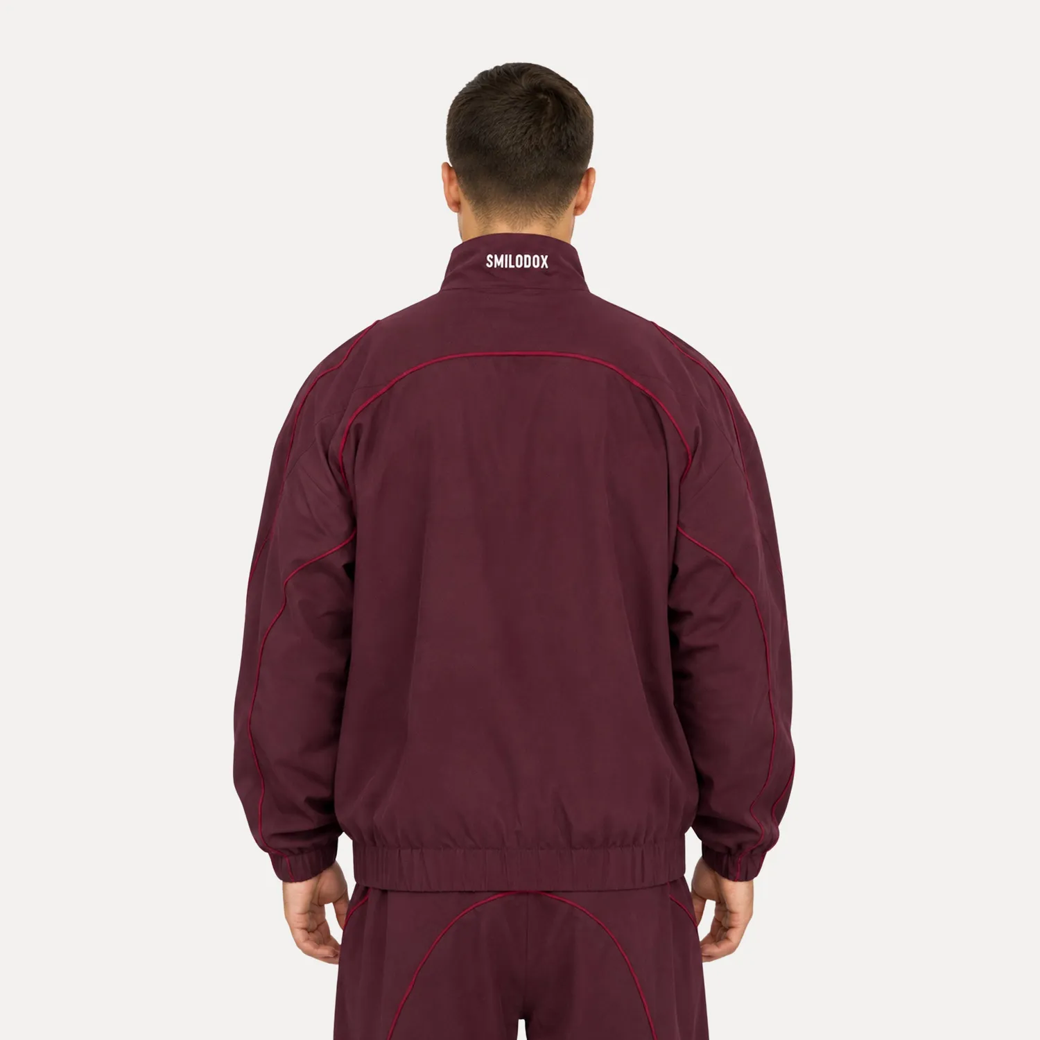 Smilodox Sorea Kyson Trainingsjacke Schwarz Oversize