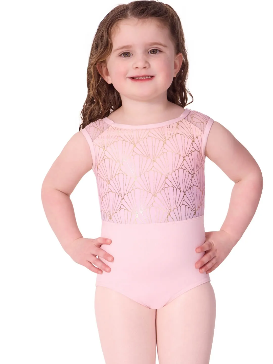 Capezio Sea Star Pearl F12581C Tanz-Turnanzug Lavendel