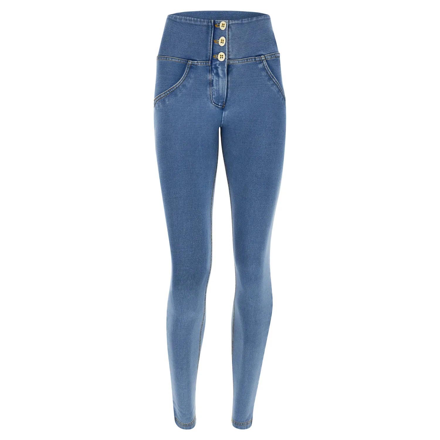 Freddy WR.UP 7/8 Superskinny Jeggings Gray Jeans Bio-Baumwolle