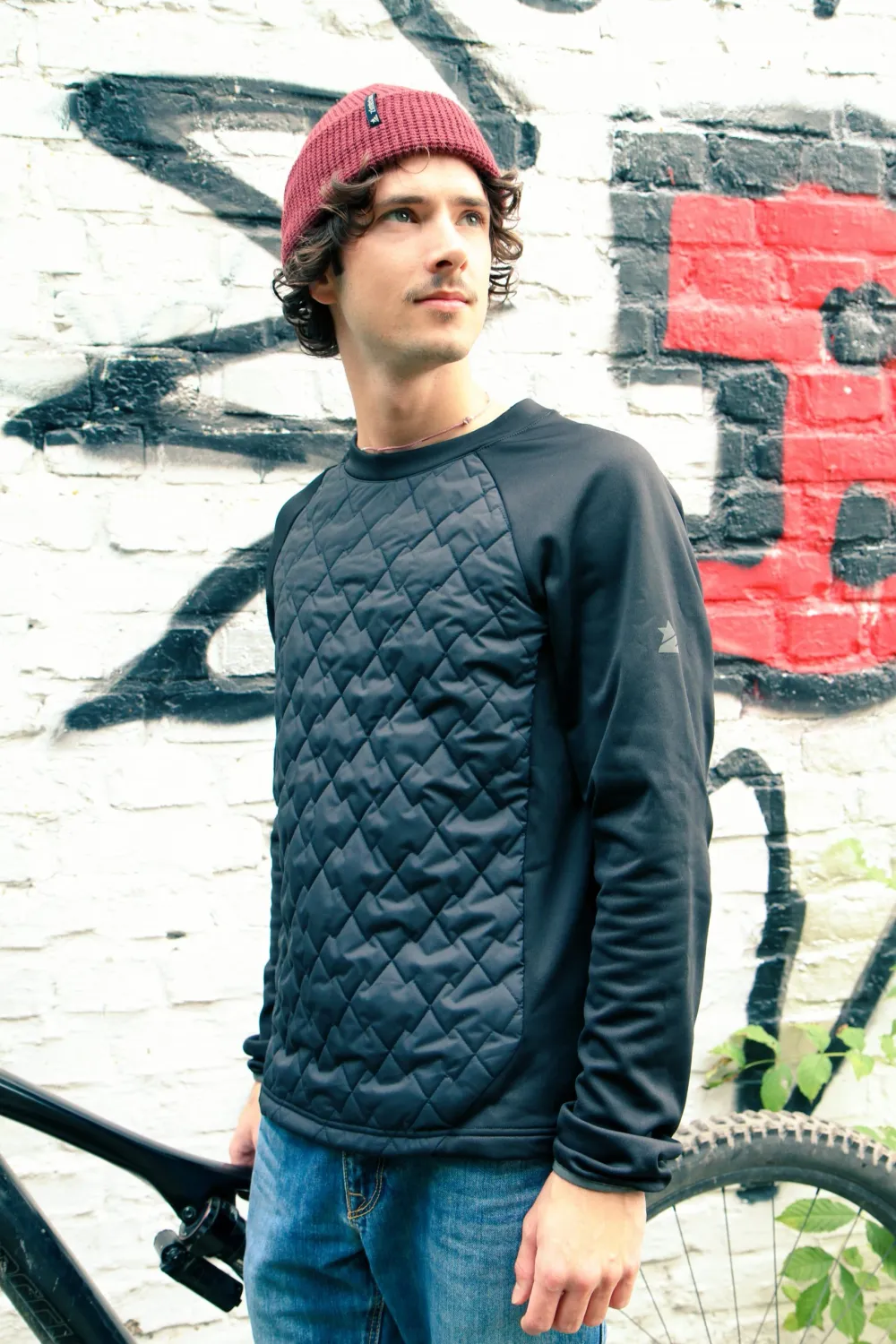 Zimtstern Spinz Hybrid Sweater Herren Pullover wattiert
