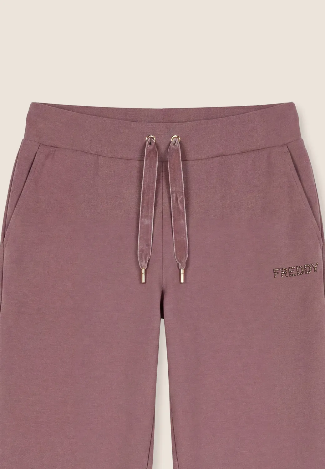 Freddy Damen Sporthose Carrot Fit Schwarz weich