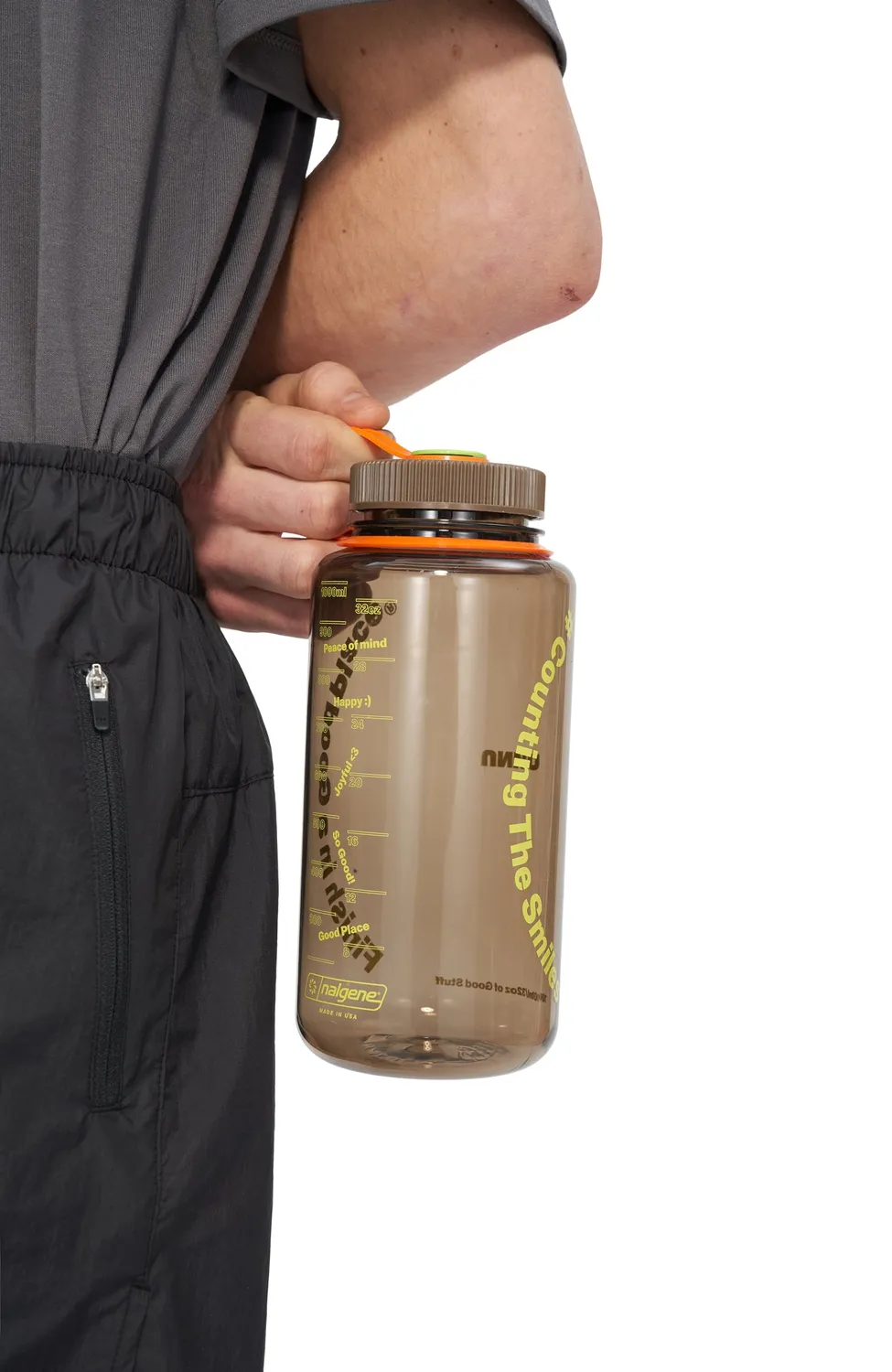 UNNA Good Stuff Trinkflasche 1L Java Brown BPA-frei