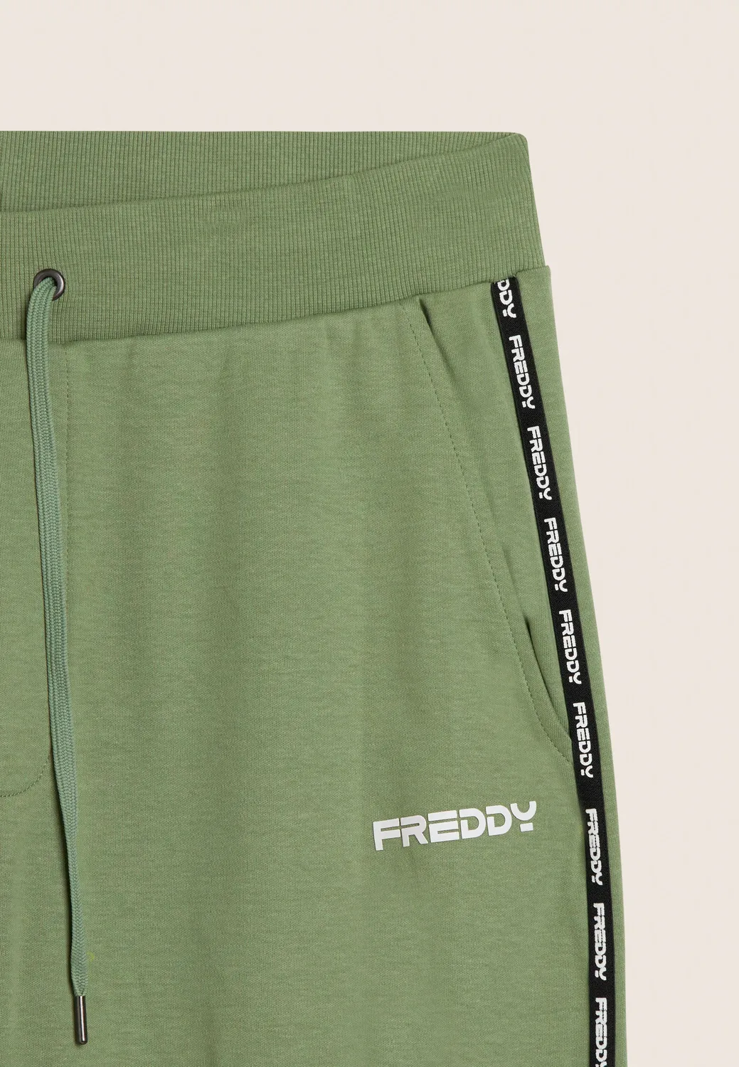 Freddy Sporthose Baumwolle Jogginghose Schwarz Logo
