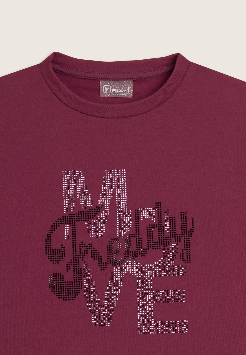Freddy Move Junior Sweatshirt Strass Milk White 10 Jahre