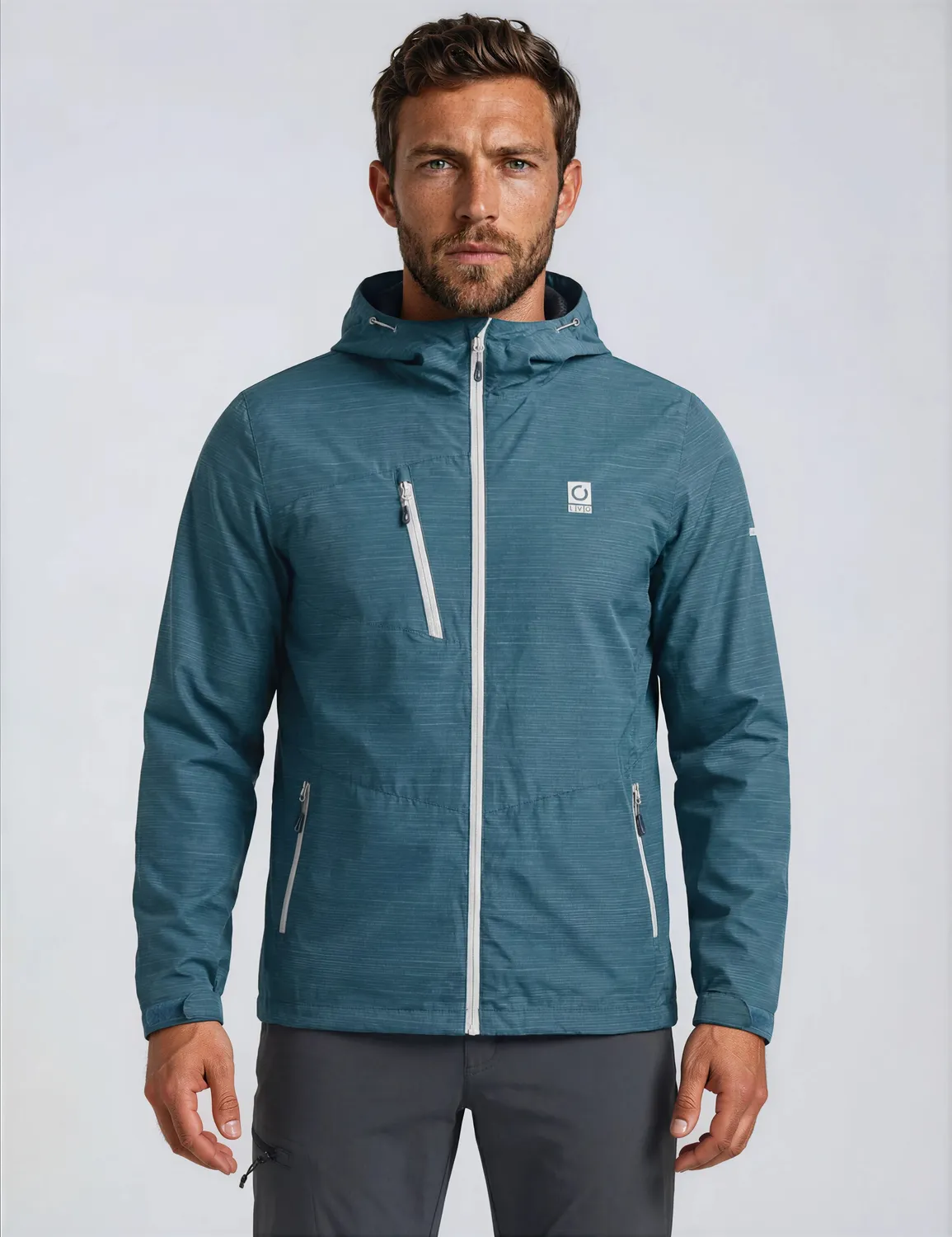 LPO Roman Outdoorjacke petrol wasserdicht