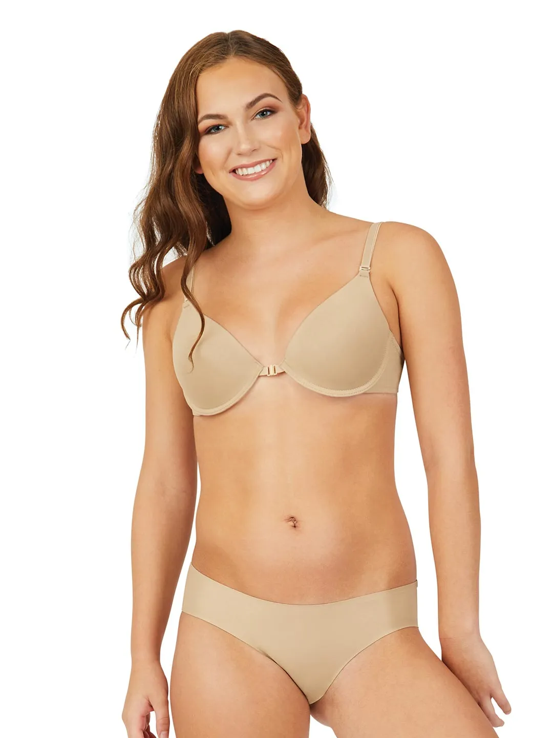 Capezio 3767W Show-BH Nude Bügel transparent
