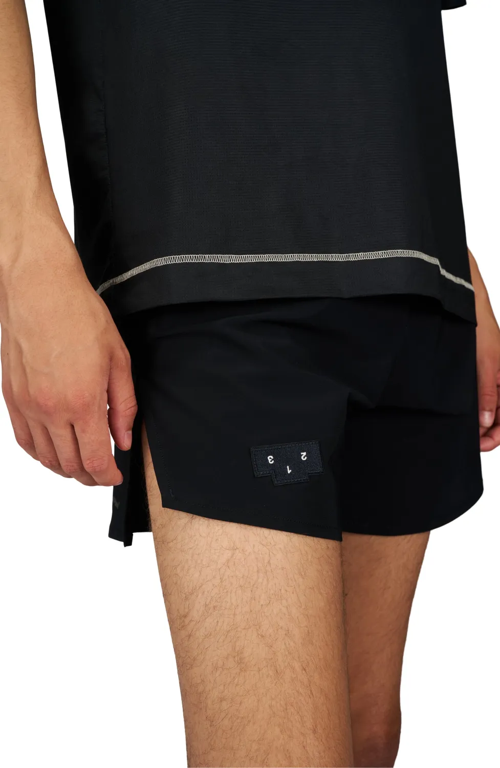 UNNA Tempo Shorts Laufshorts Black Econyl Stretch