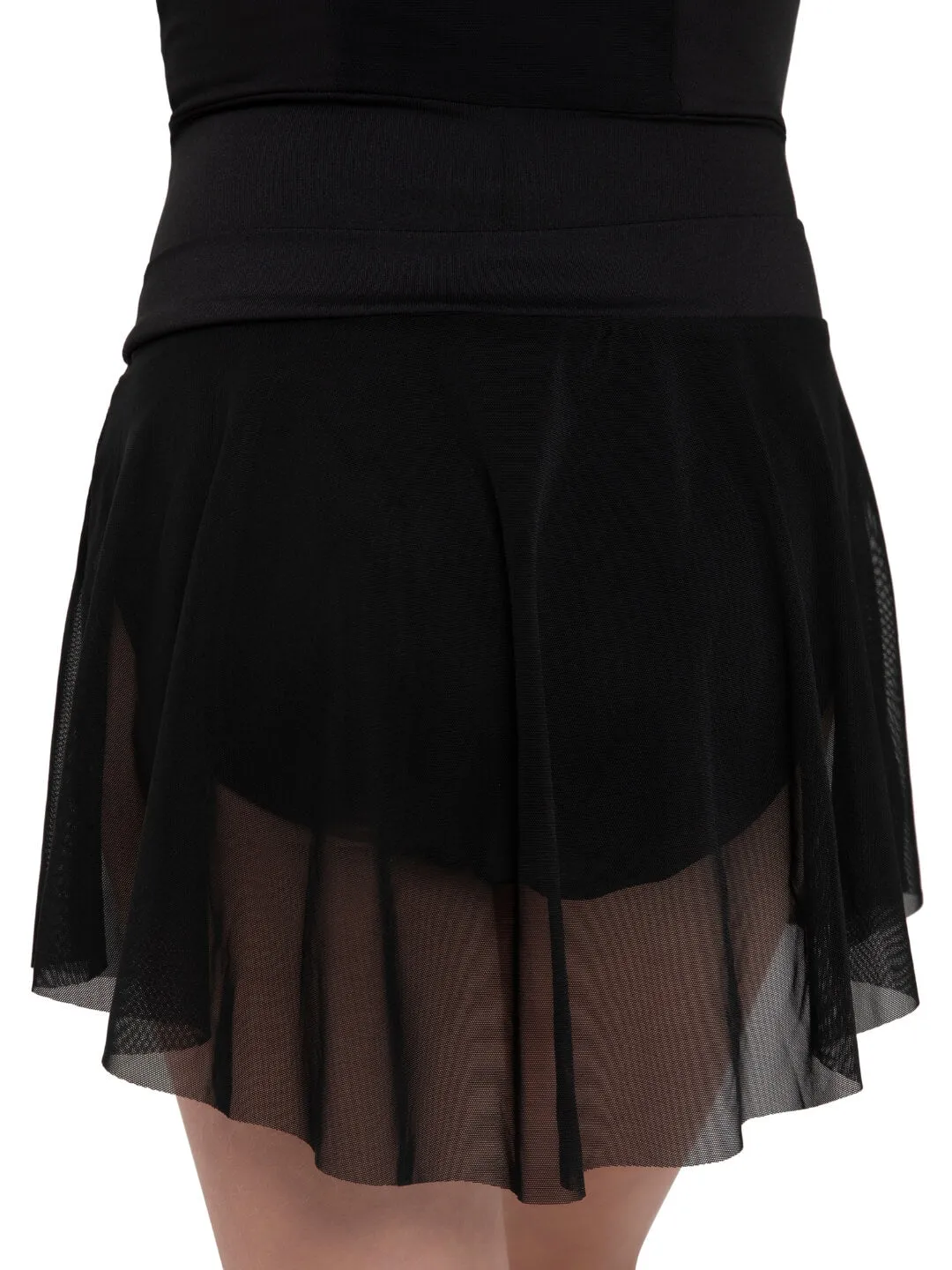 Capezio Jewel Garden 12294C Kinder Ballettrock Schwarz Mesh